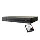 Nvr 16 canali ip poe Hikvision 8 mpx 4K onvif h 265 P2P cloud hd 2 tb