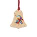 The Holiday Aisle® Sphale Holiday Shaped Ornament Wood in Blue/Brown/Red | 3 H x 3 W x 1 D in | Wayfair 0DE57B81BE9C4DDAA83074BE2FB21997