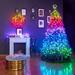 Twinkly Strings App-Controlled Smart LED Christmas Lights 400 Multicolor in Black | 0.17 H x 1260 W in | Wayfair 4 x TWS400STP-GUS
