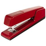 Swingline Stapler 747 Classic Desktop Stapler 20 Sheet Capacity Metal Lipstick Red (74718)