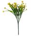 Artificial Flowers Fake Water Plants Bouquet 7 Heads Fake Plants Wedding Bridle Bouquet Outdoor Home Office Christmas Decor