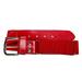 Franklin Sports Youth Baseball Belt - Red Kids Belt for Teeball Baseball + Softball - Boys + Girls Adjustable Youth Belt for Baseball + Softball Pants