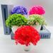 Yesbay 2 Pcs Simulation Chrysanthemum Colorful Artificial Flower Chic Landscaping Scene Layout Decoration Reusable Plastic Fake Potted Plant Table Ornament for Wedding Party