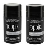 Toppik Hair Building Fibers Fill In Fine or Thinning Hair - Gray 0.42 oz - 2 Pack