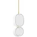 Corbett Lighting Opal Mini Pendant Light - 393-02-SWH/VB