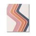 Stupell Industries Retro Smooth Stripe Lines Vintage Shapes Pattern Graphic Art Gallery Wrapped Canvas Print Wall Art Design by JJ Design House LLC