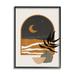 Stupell Industries Lovely Night Sky Desert Moon Scene Through Window Graphic Art Black Framed Art Print Wall Art Design by JJ Design House LLC