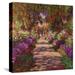 A Pathway in Monet s Garden Giverny 1902 Botanical Stretched Canvas Wall Art by Claude Monet Sold by Art.Com