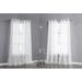 Dainty Home 4 Piece Sheer Curtain Set