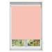ShadePix Window Shade - Blackout Roller Window Shade Custom 52 x 72 Pink Pastel by WindowPix