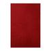 Furnish My Place Modern Plush Solid Color Rug - Red 3 x 6 Pet and Kids Friendly Rug. Made in USA Rectangle Area Rugs Great for Kids Pets Event Wedding