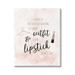 Stupell Industries Motivating Style Quote Glam Fashion Makeup Typography Graphic Art Gallery Wrapped Canvas Print Wall Art Design by Natalie Carpentieri