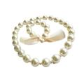 Children s Girls Faux Pearl Necklace Bracelet Earrings Jewelry Set Gift NICE X1 W2G8