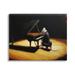 Stupell Industries Mouse Musician Playing Grand Piano Stage Spotlight Painting Gallery Wrapped Canvas Print Wall Art Design by Lucia Heffernan