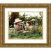 Hollywood Photo Archive 24x20 Gold Ornate Wood Framed with Double Matting Museum Art Print Titled - John Wayne