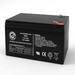 AJC Battery Compatible with CyberPower Smart App Sinewave PP1500SWT2 12V 10Ah UPS Battery