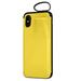 Naierhg 2 in 1 Phone Protective Cover Earbuds Earphone Holder Case for iPhone Air-Pods Yellow for iPhone XS Max