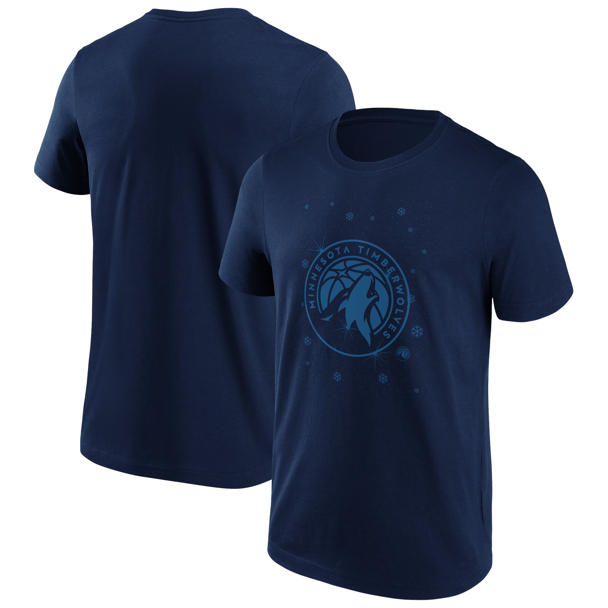 T-shirt graphique Sparkle Christmas des Minnesota Timberwolves - Hommes - Homme Taille: XS