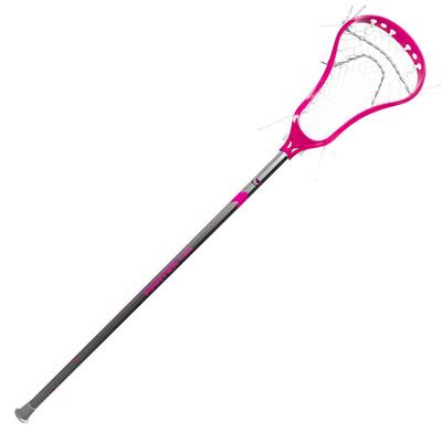 Brine Mantra Rise Women's Complete Lacrosse Stick Black/Pink