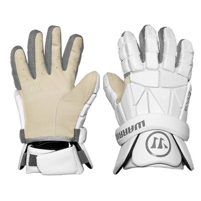 Warrior Evo Lite Men's Lacrosse Gloves White