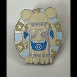 Disney Accessories | Disney Hidden Mickey Tiki Pin - 2007 Series 2 - Blue & Grey Tiki Pin | Color: Blue/Gold | Size: Os