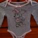 Disney One Pieces | Disney Baby Grey And Pink Minnie Mouse Long Sleeve Onesie | Color: Gray/Pink | Size: 6-9mb