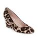 Kate Spade Shoes | Kate Spade Leopard Print Wedges | Color: Brown/Cream | Size: 5.5