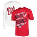 Youth Stitches Red/White Washington Nationals Combo T-Shirt Set