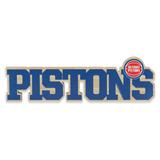 Detroit Pistons 5.375'' x 18'' Laser Cut Chunky Wood Sign