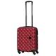 Lightweight 4 Wheel Spinner Hardcase Suitcase ABS Hard Case Travel Luggage Wheeled Flight Bag, Telescopic Handle Swivel Spinner Wheels, Combination Lock (Red, XXL 32 Inch)