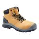 Blackrock Malvern Tan/Honey Lightweight Safety Boots S3 Steel Toe Cap Boots Mens Women Safety Shoes, Water Resistant Safety Boots Protective Steel Midsole, Leather Work Boots, Anti-Slip - Size 12