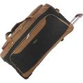 Lightweight Luggage Wheeled Holdall Trolley Suitcase Duffle Bag Travel Bag AR409 (Small 20 (H51xW27xD29 cm), Black)