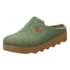 Pantoffel ROHDE "FOGGIA", Damen, Gr. 42, grün (grün, meliert), Filz, klassisch, Schuhe, Hausschuh, Schlappen, Clog, Homeslipper mit Profilsohle