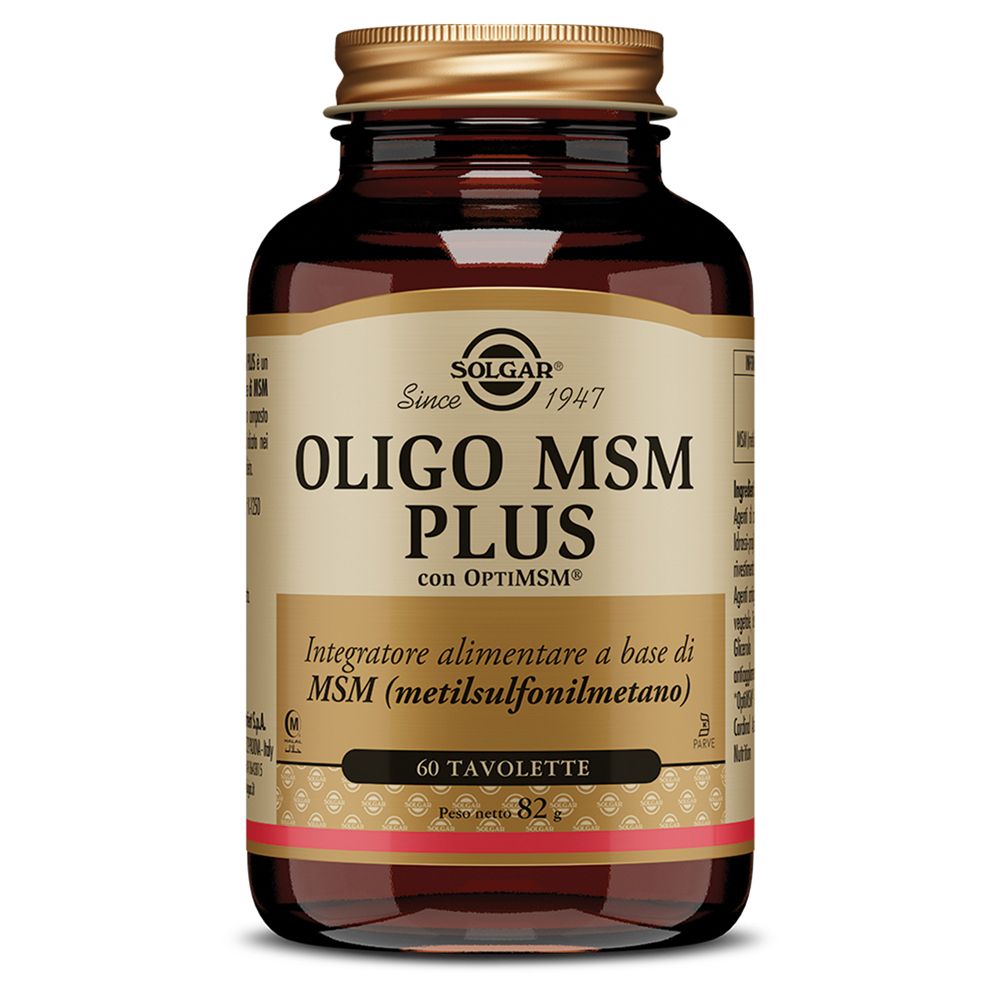 SOLGAR® Oligo Msm Plus Con Optimsm 60 pz Compresse masticabili
