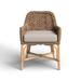 Armchair - Birch Lane™ Inira Upholstered Armchair Rattan/Wicker in Brown | 35 H x 25 W x 23.22 D in | Wayfair 91E1862EC2E94DE1ABBFFD277F0508AD