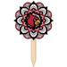 Louisville Cardinals 18 x 12 Mandala Yard Stake