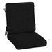 Arden Selections ProFoam Essentials Outdoor Chair Cushion 20 x 20 Black Leala