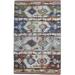 5 X 8 Rug Wool Grey Persian Dhurrie Southwestern Tribal Room Size Carpet
