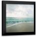 Bryant Susan 20x20 Black Modern Framed Museum Art Print Titled - Beach Scene II