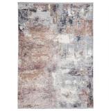 MDA Home Legacy Collection Tempest Shell Gray/Orange Area Rug - 7 10 x 10 9
