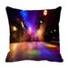 ECZJNT Stage lights on a console smoke Pillow Case Pillow Cover Cushion Cover 18x18 Inch