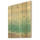 Designart From the Sea Shore Traditional Print on Natural Pine Wood