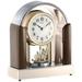 Seiko clock table clock Standard Radio clock Twin pa Dark brown Marble Pattern gloss finish BY238B SEIKO// Movement