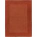 Mark&Day Wool Area Rugs 7x9 Reims Modern Burnt Orange Area Rug (7 6 x 9 6 )