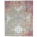 Wahi Rugs Hand Knotted Vintage Erase Design Low Pile Antique Wash 8 x 10 - w982