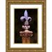 McNemar C. Thomas 17x24 Gold Ornate Wood Framed with Double Matting Museum Art Print Titled - Fleur de Lis I