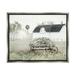 Stupell Industries Endearing Vintage Flower Wagon Rural Country Barn Graphic Art Luster Gray Floating Framed Canvas Print Wall Art Design by Lori Deiter