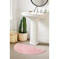 Home Weavers Waterford Collection 100% Cotton Tufted Bath Rug Extra and Absorbent Bath Rugs Non-Slip Plush Bath Carpet Machine Wash Dry Bath Mats for Bathroom Floor 17 x 30 Slice Rug Pink Rug