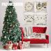 Christmas Pillow Covers Santa Claus Pattern Pillowcase Sofa Decor 4PC Christmas Halloween Decoration Backpack Shower Curtain School Supplies Car Accessories Room Home Decor XYZ 10246