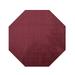 Furnish my Place Modern Plush Solid Color Rug - Cranberry 3 Octagon Pet and Kids Friendly Rug. Made in USA Octagon Area Rugs Great for Kids Pets Event Wedding
